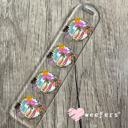 Sun Salt Sand Beach Vibes UV DTF Decal Bookmark Weefers