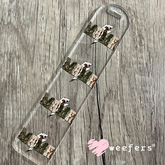Mama Camo Lightening Bolt UV DTF Decal Bookmark Weefers