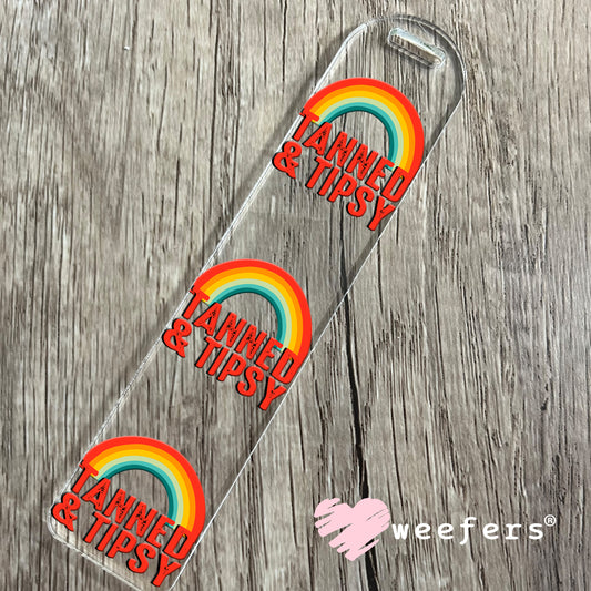 Tanned and Tipsy UV DTF Decal Bookmark Weefers