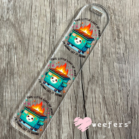 This Little Light of Mine I'm Gonna Let It Shine UV DTF Decal Bookmark Weefers