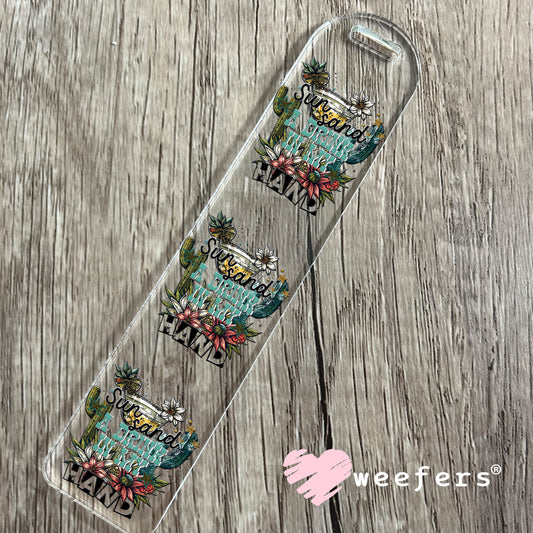 Sun Sand a Drink in My Hand UV DTF Decal Bookmark Weefers
