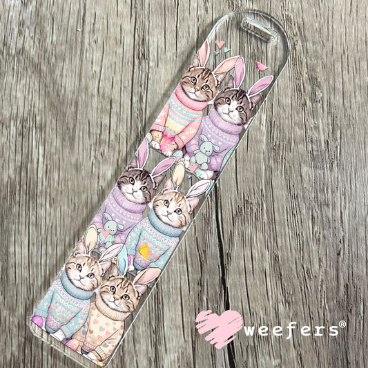Easter Cat Friends UV DTF Decal Bookmark Weefers