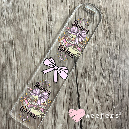 Books Coffee UV DTF Decal Bookmark Weefers