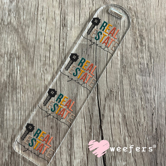 Real Estate Agent Neutrals UV DTF Decal Bookmark Weefers