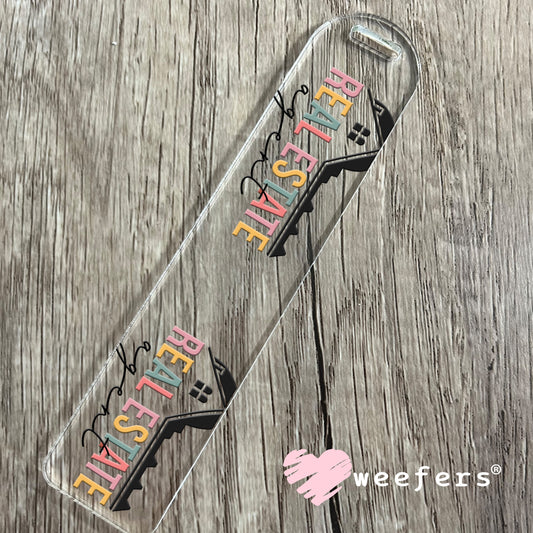 Real Estate Agent Pastel UV DTF Decal Bookmark Weefers