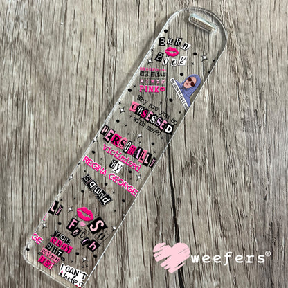 Personally Victimized by Regina George MG Burn Book UV DTF Cup Wrap - Weefers® Exclusive Bookmark Weefers