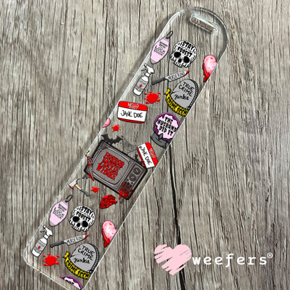 Horror Movie Whore UV DTF Cup Wrap - Weefers® Exclusive Bookmark Weefers