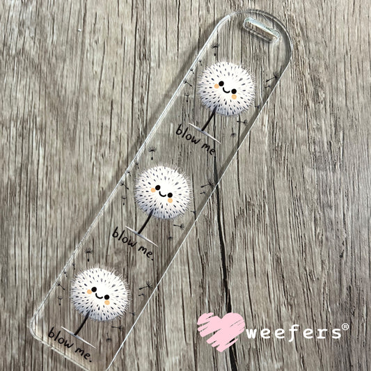 Blow Me UV DTF Decal Bookmark Weefers
