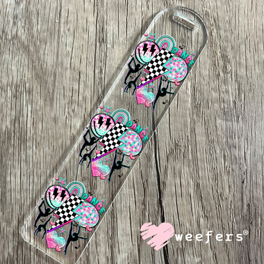 Retro Dance Lightening Bolt UV DTF Decal Bookmark Weefers
