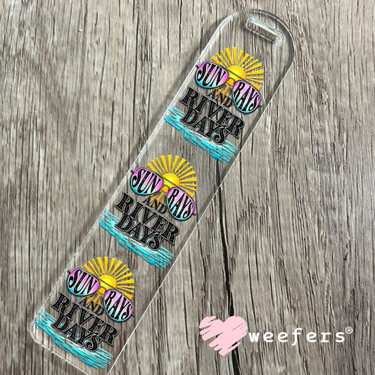 Sun Rays and River Days UV DTF Decal Bookmark Weefers