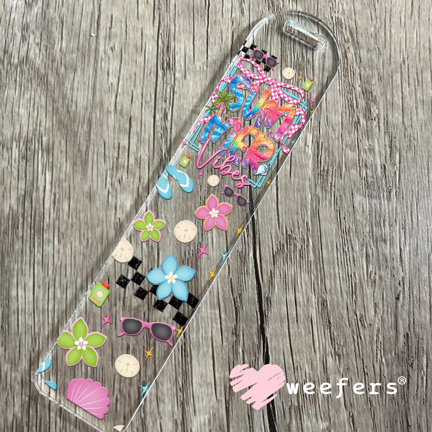 Summer Vibes Favorite Things UV DTF Cup Wrap - Weefers Exclusive Wrap Bookmark Weefers