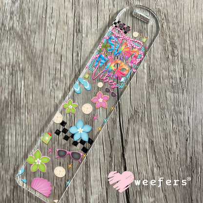 Summer Vibes Favorite Things UV DTF Cup Wrap - Weefers Exclusive Wrap Bookmark Weefers