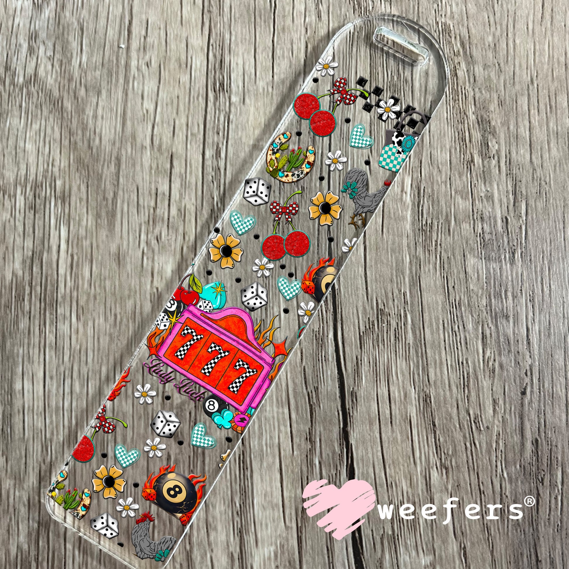 777 Lady Luck UV DTF Cup Wrap - Weefers Exclusive Wrap Bookmark Weefers