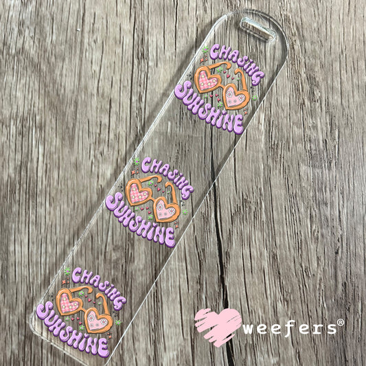 Chasing Sunshine UV DTF Decal Bookmark Weefers
