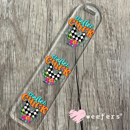 Crafter Chick UV DTF Decal Bookmark Weefers
