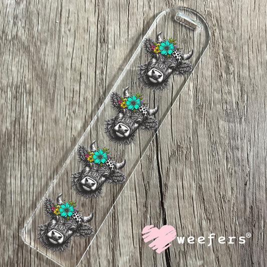Highlander Flowers UV DTF Decal Bookmark Weefers
