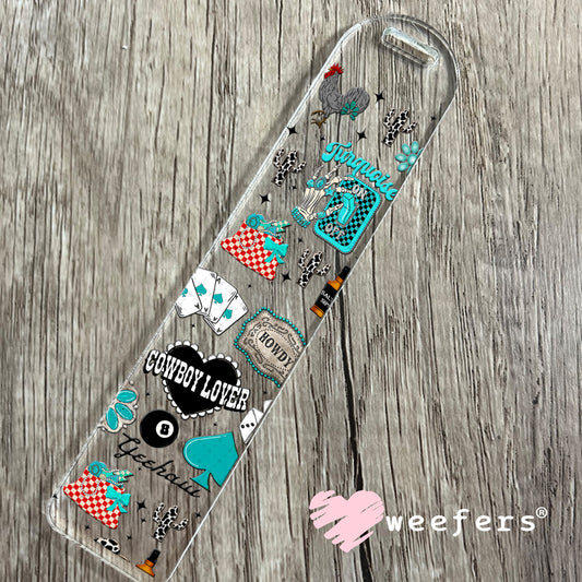 Cowboy Lover Yeehaw UV DTF Cup Wrap - Weefers Exclusive Wrap Bookmark Weefers