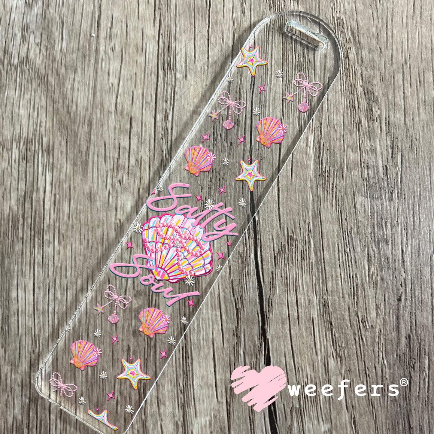 Pink Salty Soul UV DTF Cup Wrap - Weefers Exclusive Wrap Bookmark Weefers