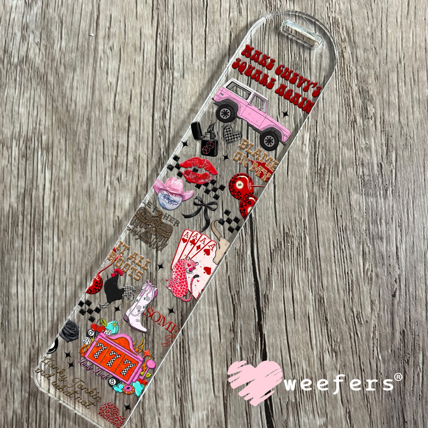 Blame it on My Roots UV DTF Cup Wrap - Weefers® Exclusive Wrap Bookmark Weefers