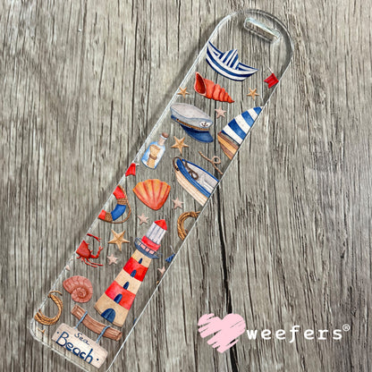 Nautical Theme UV DTF Cup Wrap - Weefers Exclusive Wrap Bookmark Weefers