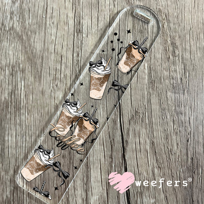 Coquette Coffee Latte's UV DTF Cup Wrap Bookmark Weefers