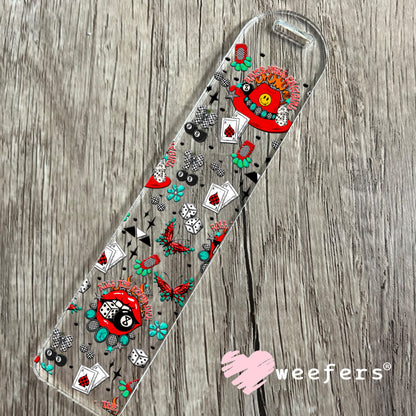 Roll the Damn Dice UV DTF Cup Wrap - Weefers Exclusive Wrap Bookmark Weefers