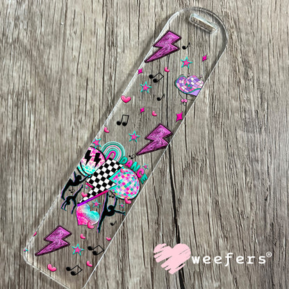 Retro Groovy Dance UV DTF Cup Wrap - Weefers Exclusive Wrap Bookmark Weefers