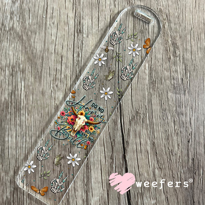 Do No Harm But Take No Bull UV DTF Cup Wrap - Weefers Exclusive Wrap Bookmark Weefers