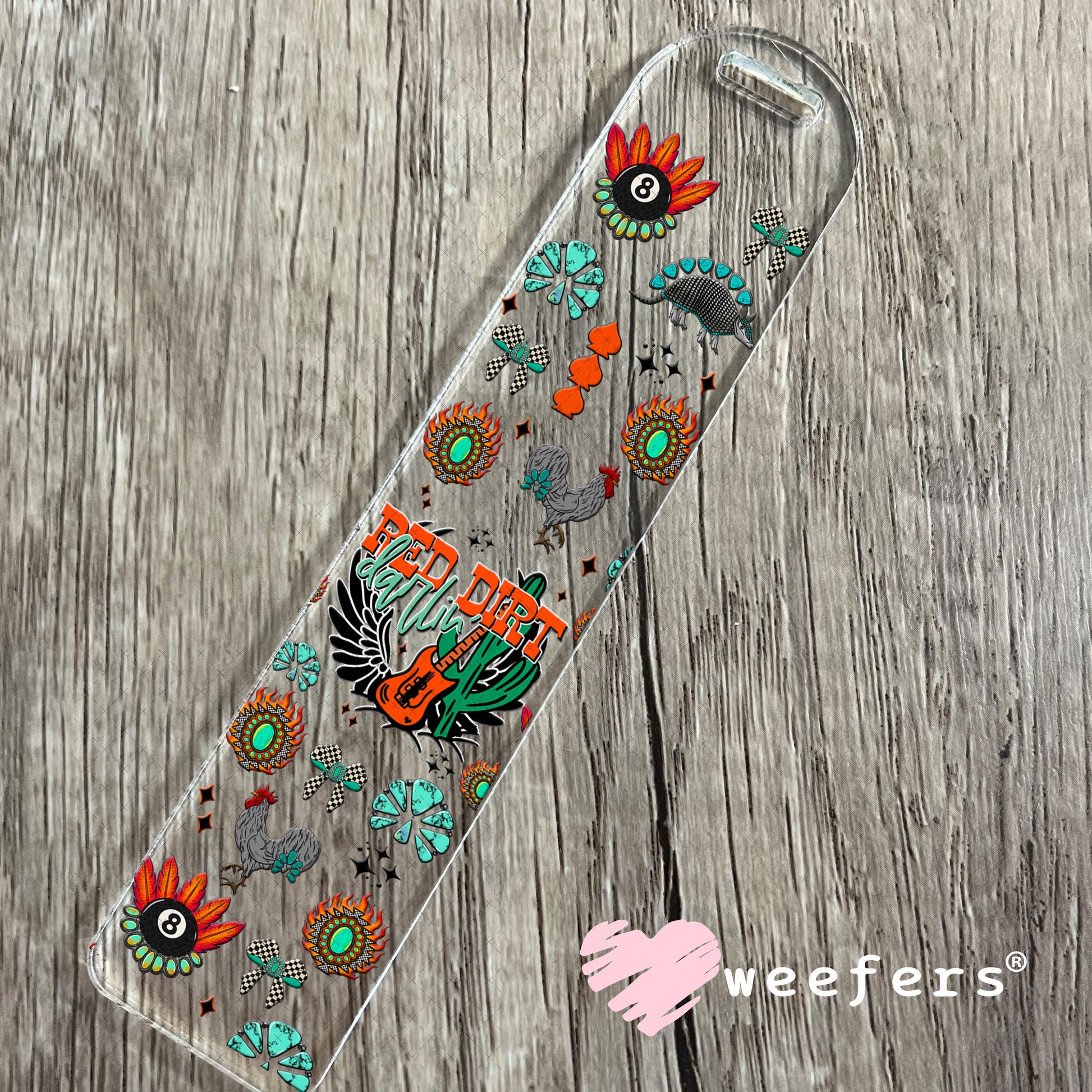 Red Dirt Darlin UV DTF Cup Wrap - Weefers Exclusive Wrap Bookmark Weefers