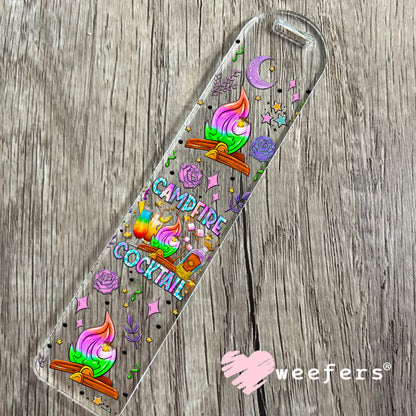 Campfire Cocktail UV DTF Cup Wrap - Weefers Exclusive Wrap Bookmark Weefers