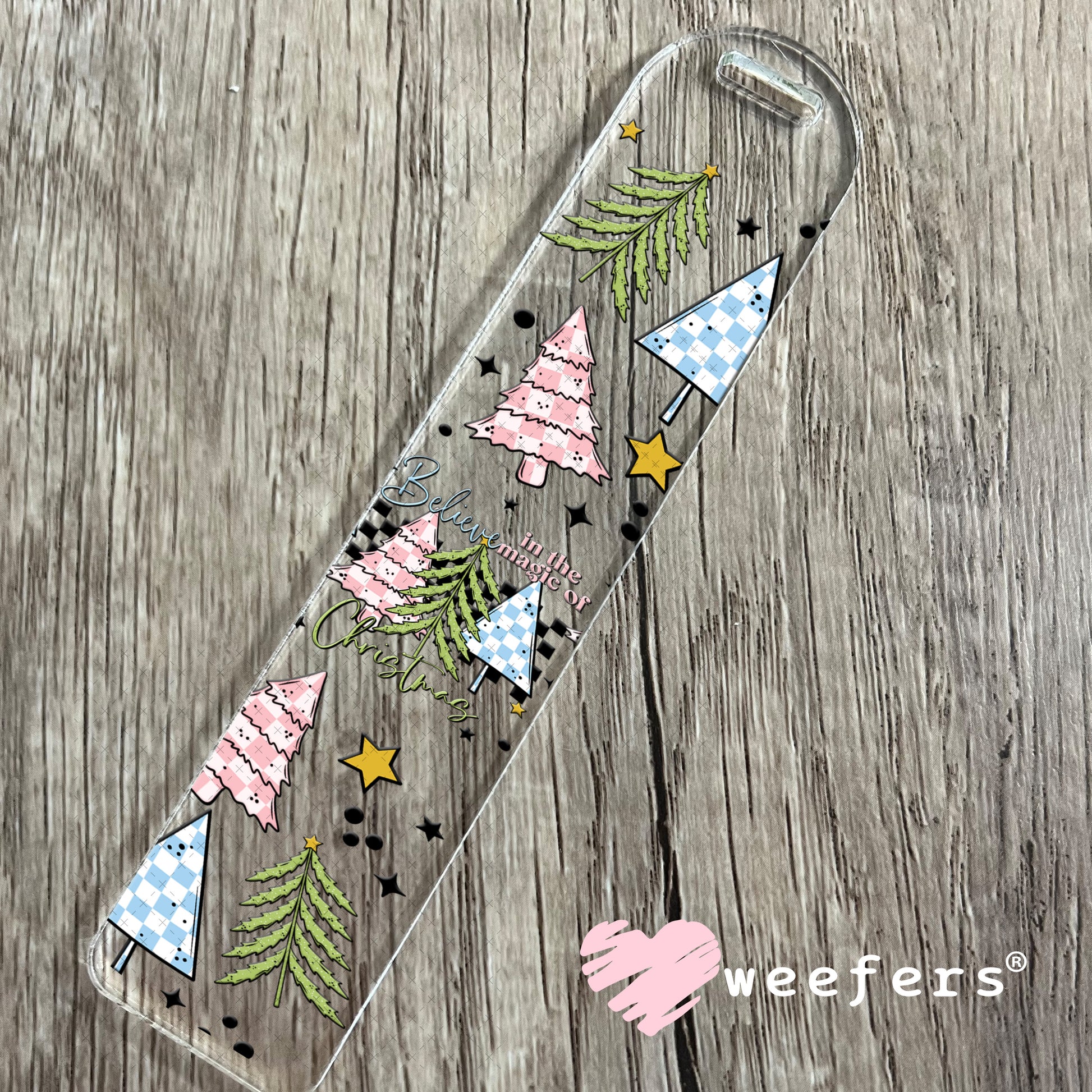 Believe in the Magic Christmas UV DTF Cup Wrap Bookmark Weefers