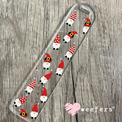 Santa Christmas Gnomes UV DTF Bookmark Decal