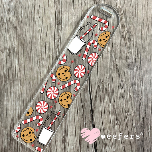 Christmas Cookie and Milk UV DTF Bookmark Decal