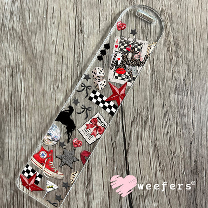 Baby I'm a Wild Card Wanted UV DTF Cup Wrap - Weefers Exclusive Bookmark Weefers