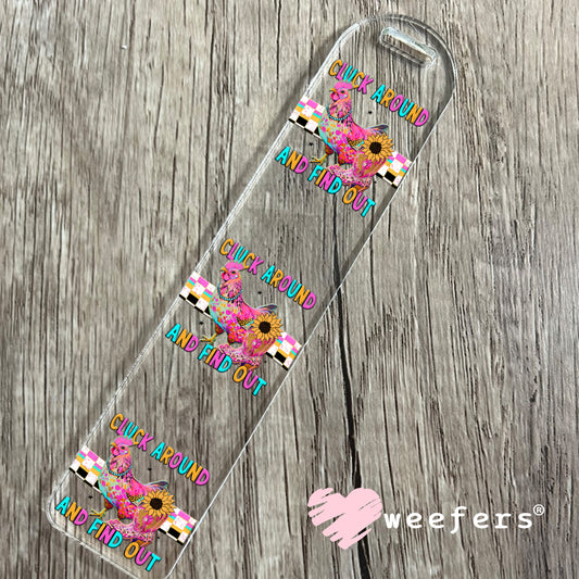 Cluck Around and Find Out UV DTF Decal Bookmark Weefers