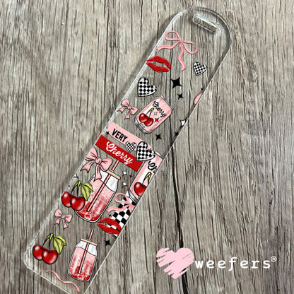Very Cherry UV DTF Cup Wrap Bookmark Weefers