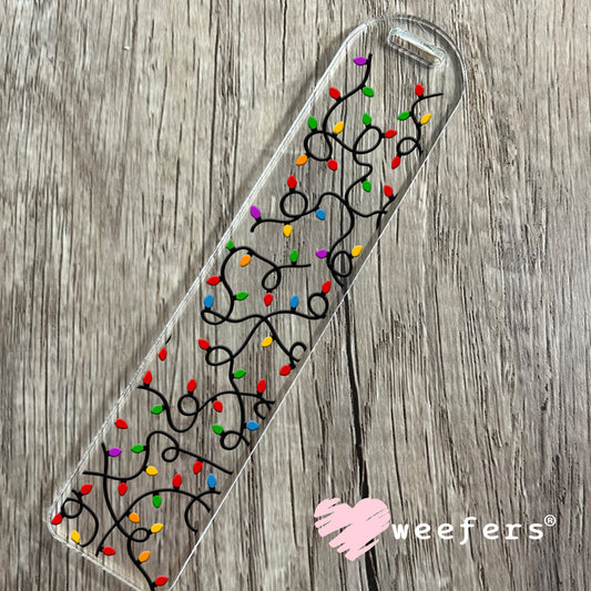 Christmas Lights UV DTF Bookmark Decal