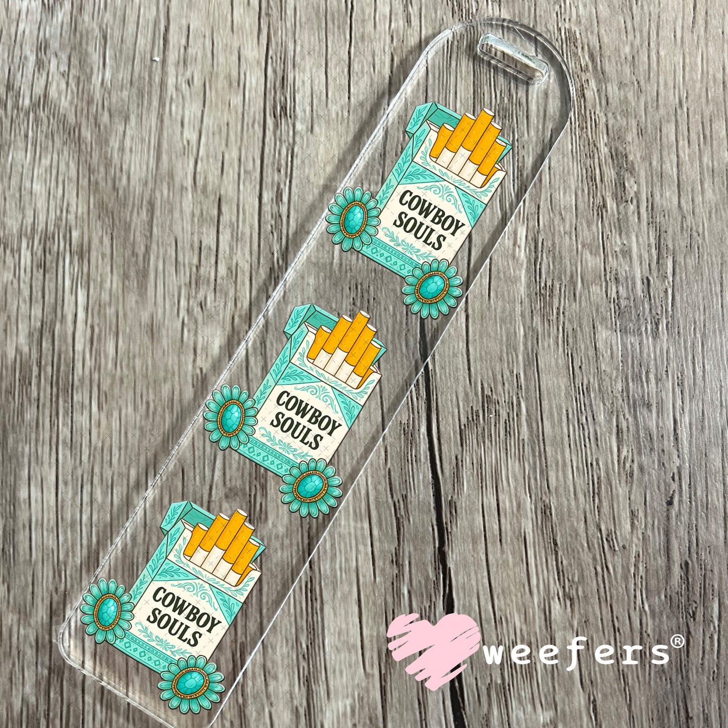 Cowboy Souls UV DTF Decal Bookmark Weefers
