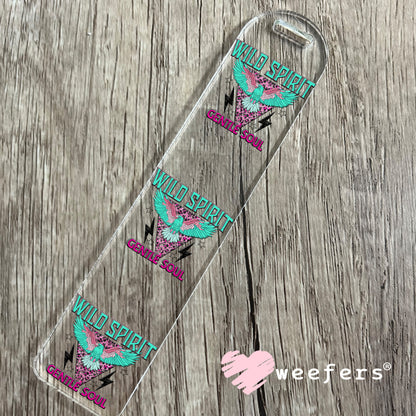 Wild Spirit Gentle Soul UV DTF Decal Bookmark Weefers