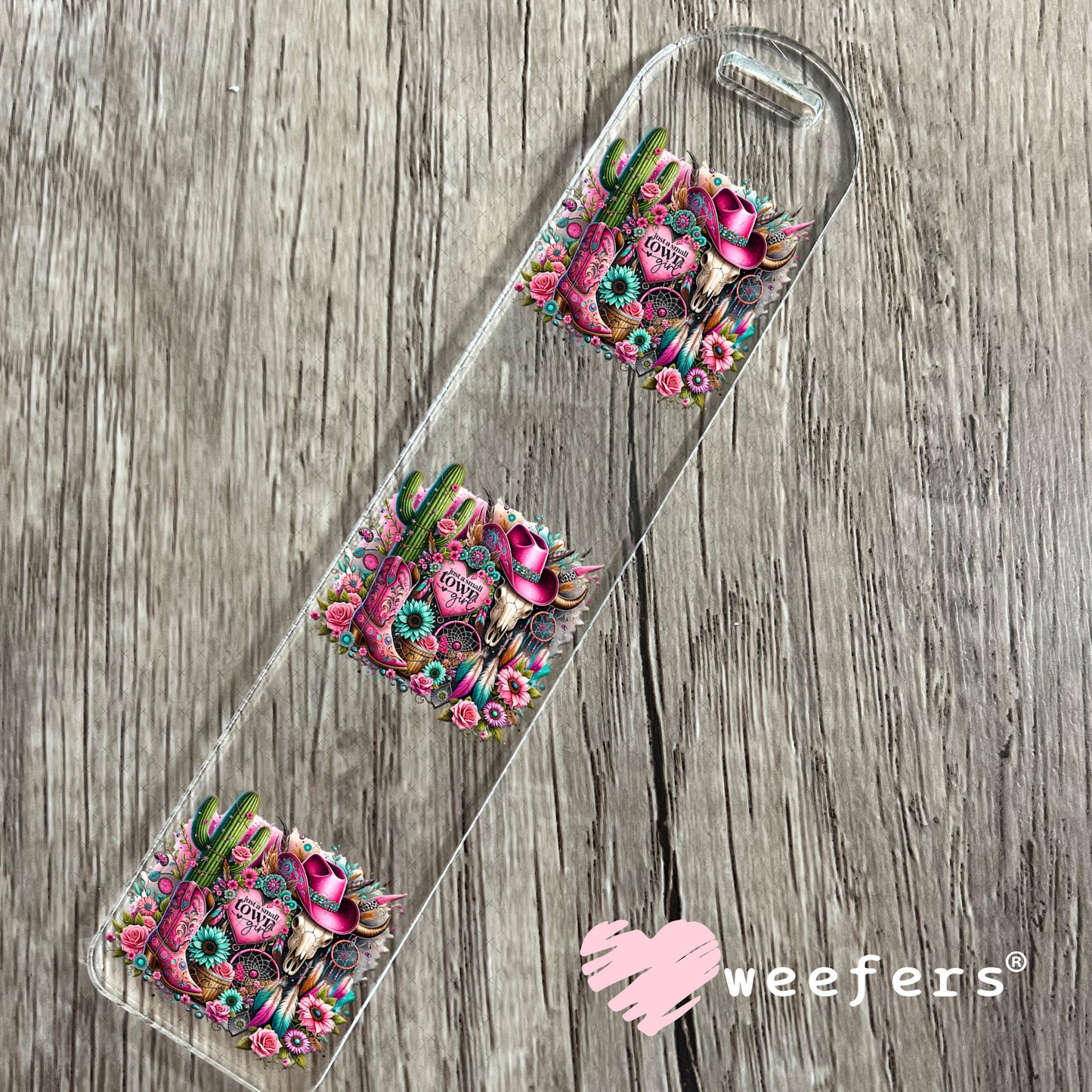 Just a Small Town Girl UV DTF Decal Bookmark Weefers