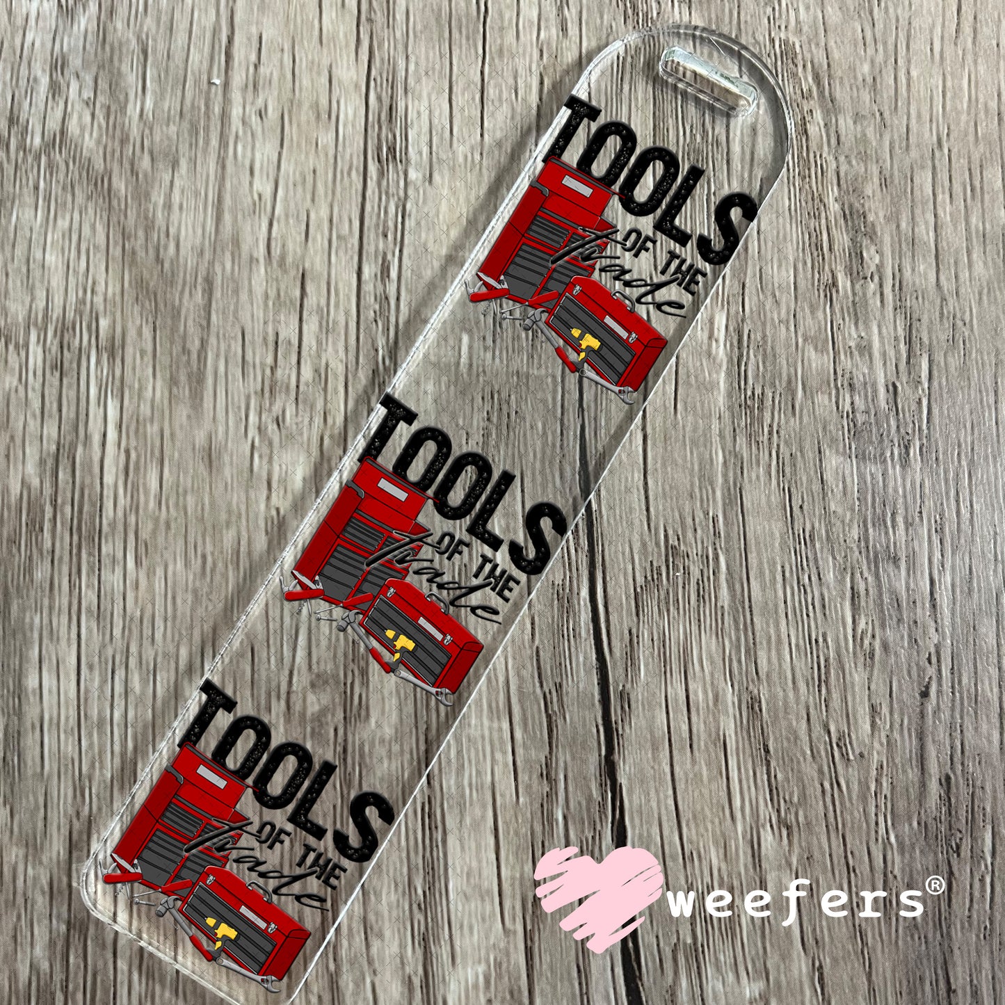 Tools of the Trade UV DTF Decal Bookmark Weefers