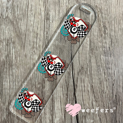Race Day Western UV DTF Decal Bookmark Weefers