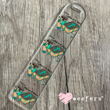 Fueled by Coffee and Jesus UV DTF Decal Bookmark Weefers