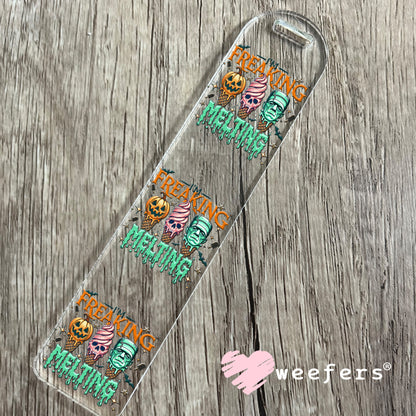 I'm Freaking melting Halloween UV DTF Decal Bookmark Weefers