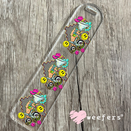 Cowgirl Martini UV DTF Decal Bookmark Weefers