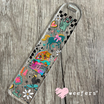 With a Little Audacity UV DTF Cup Wrap - Weefers Exclusive Bookmark Weefers