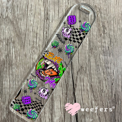 Bite Me UV DTF Cup Wrap - Weefers Exclusive Bookmark Weefers