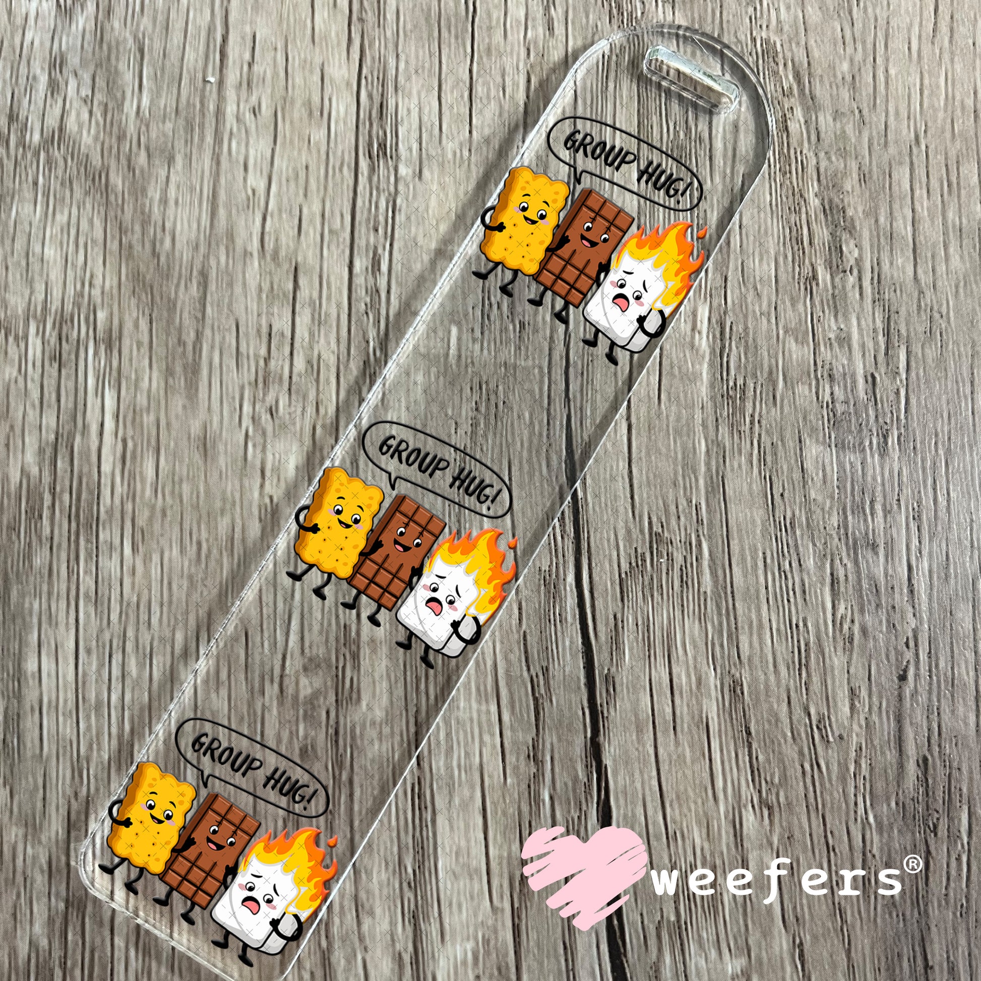 Group Hug Smores UV DTF Decal Bookmark Weefers
