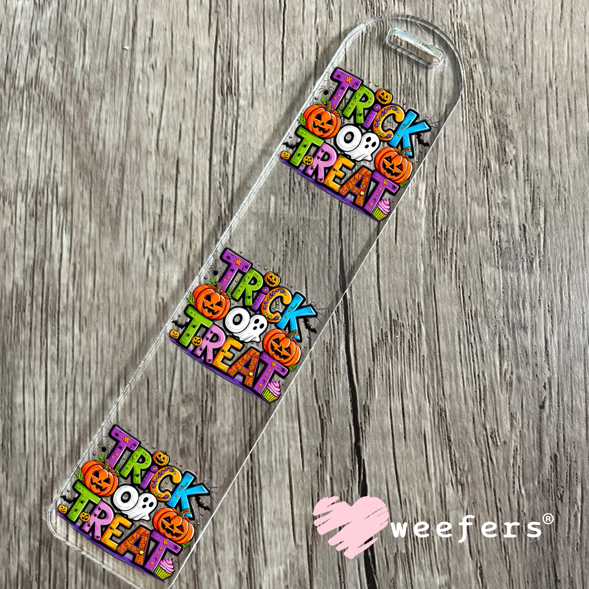 Trick or Treat UV DTF Decal Bookmark Weefers