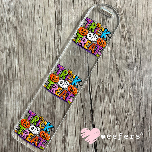 Trick or Treat UV DTF Decal Bookmark Weefers